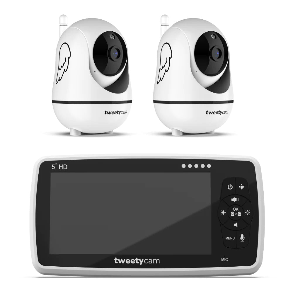 Tweetycam Baby Monitor Bundle with 2 cameras